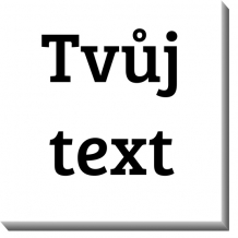 Obrázek, Tvůj text, 30x30 cm