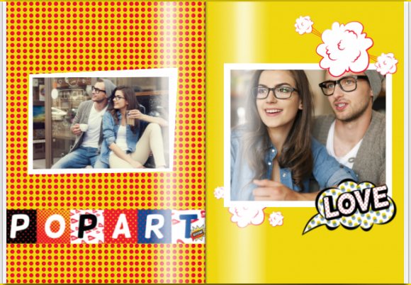 Popart fotokniha, 20x30 cm