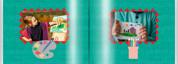 Kolekce děl malého umělce fotokniha, 30x20 cm