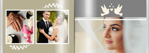 Svatba fotokniha, 20x15 cm