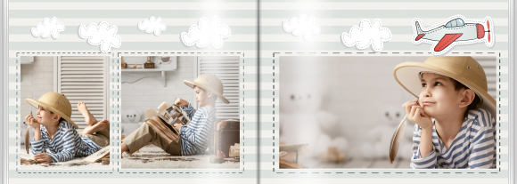 Dětské dobrodružství fotokniha, 30x20 cm