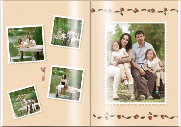 Vintage fotokniha, 20x30 cm