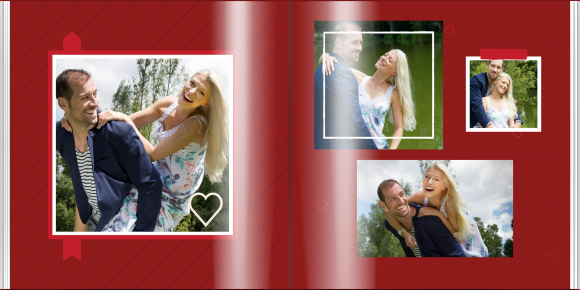 Zamilovaní fotokniha, 20x20 cm