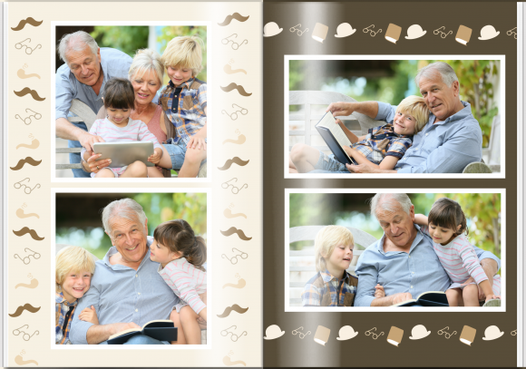Dárek pro dědečka fotokniha, 20x30 cm