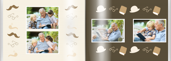 Dárek pro dědečka fotokniha, 30x20 cm