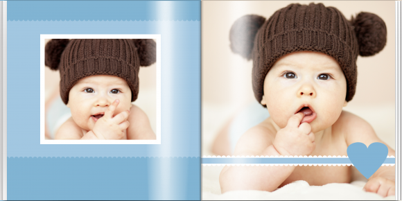 Album batolete fotokniha, 20x20 cm