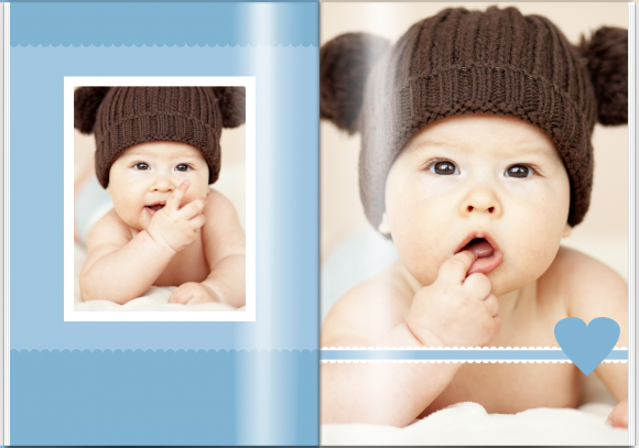 Album batolete fotokniha, 20x30 cm