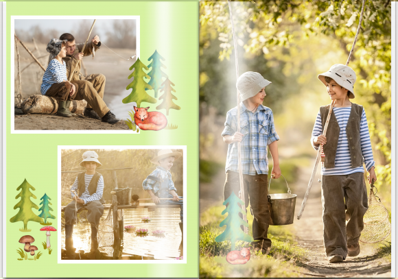 Koníčky dítěte fotokniha, 20x30 cm