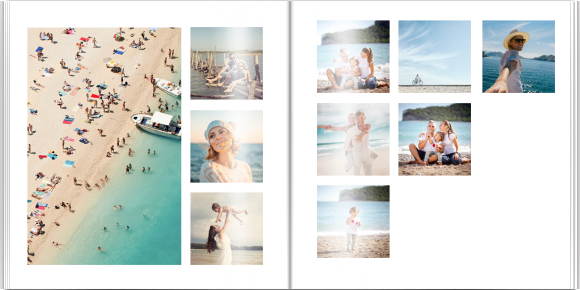 Mozaikové vzpomínky fotokniha, 20x20 cm