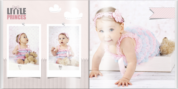 Princezniny nejkrásnější chvíle fotokniha, 20x20 cm