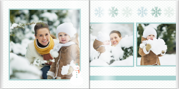 Naše zimní chvíle fotokniha, 30x30 cm