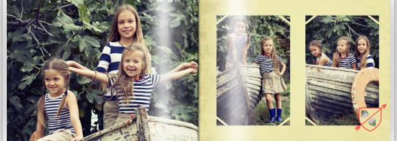 Vintage fotokniha, 30x20 cm