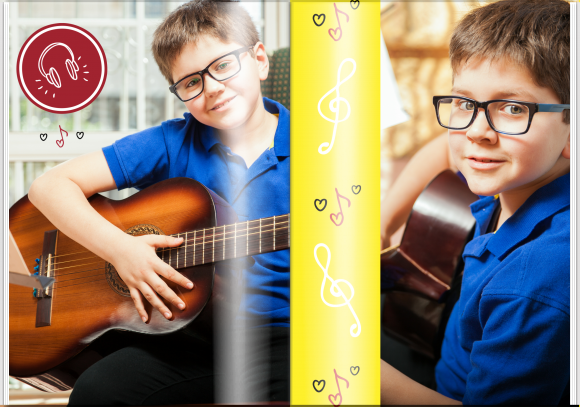Svět hudby fotokniha, 20x30 cm