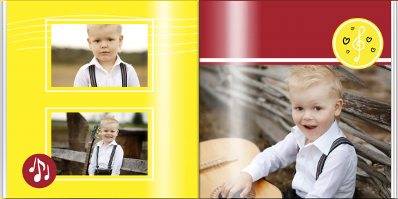 Svět hudby fotokniha, 20x20 cm