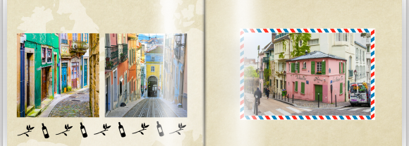 Naše cesta po Evropě fotokniha, 30x20 cm