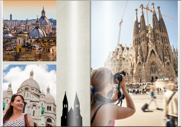 Naše cesta po Evropě fotokniha, 20x30 cm