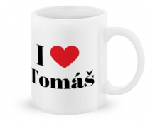 Hrnek, I <3 Tomáš