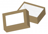 Lepenkové krabice, Prázdná šablona, 11x15 cm