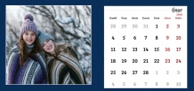 Stolní fotokalendář, Hezký kalendář, 22x10 cm