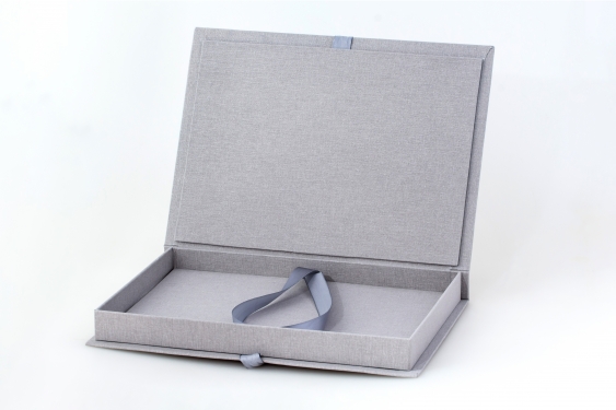 Krabice na fotoknihu, 20x30/30x20 šedá, 24x33 cm