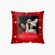 Polštářek, bavlna, Merry Christmas, 38x38 cm