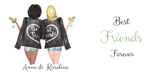 Hrnek, Nejlepší kamarádka - kožené bundy - BFF