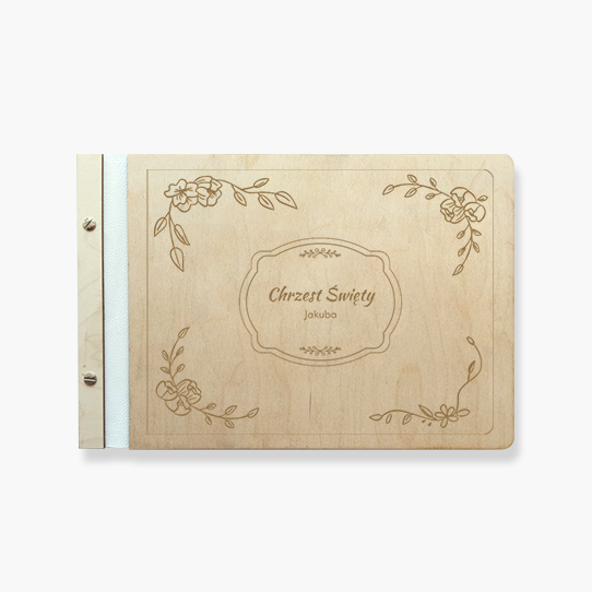 Dřevěné album Váš text, 34x23 cm