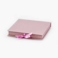 Krabice na fotoknihu, 20x20 brudny róż, 20x20 cm