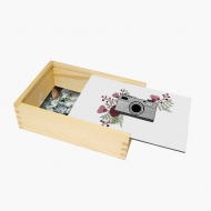 Dřevěná krabička, Pro Fotografa, 12x17 cm
