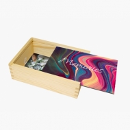 Dřevěná krabička, Memories, 12x17 cm