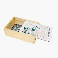Dřevěná krabička, Spring vibes, 12x17 cm