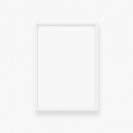 Plakát v rámu, Prázdná šablona - bílý rámeček, 20x30 cm