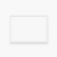 Plakát v rámu, Prázdná šablona - bílý rámeček, 30x20 cm
