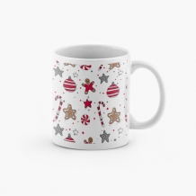 Hrnek, Christmas pattern