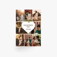 Plakát, Valentýnský koláž, 30x40 cm