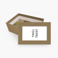Lepenkové krabice, Tvůj text, 11x15 cm