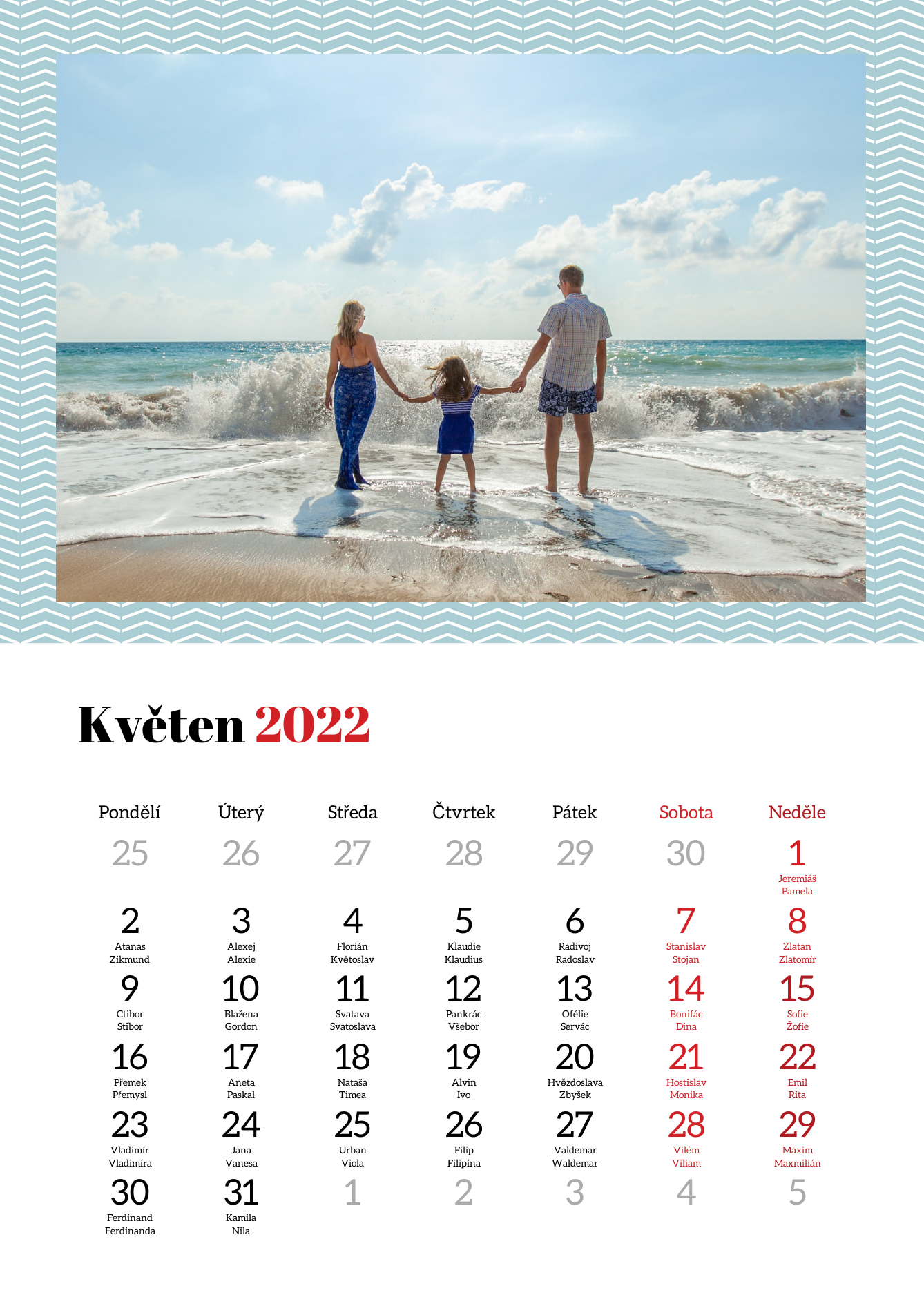 Nástěnný kalendář, Krásných 365 dní, 20x30 A4 cm