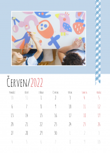 Nástěnný kalendář, Dětský kalendář, 20x30 A4 cm