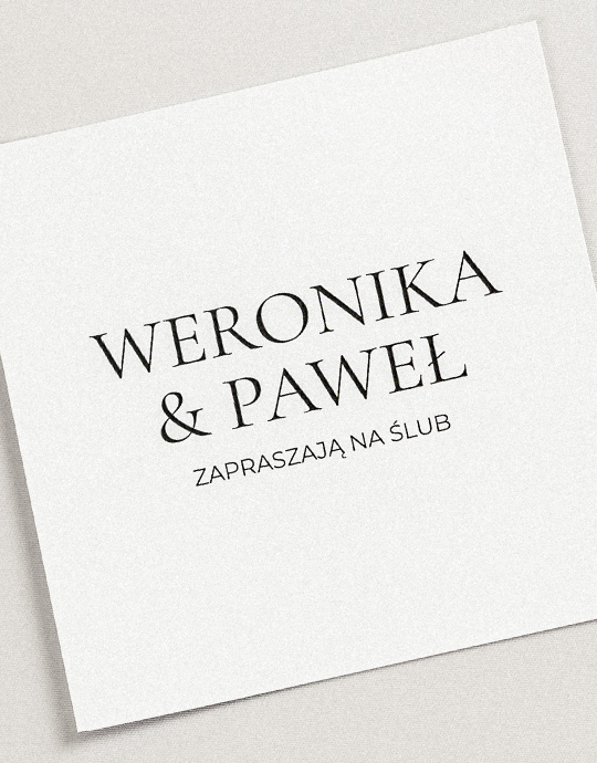 Pozvání, Minimalistická kolekce