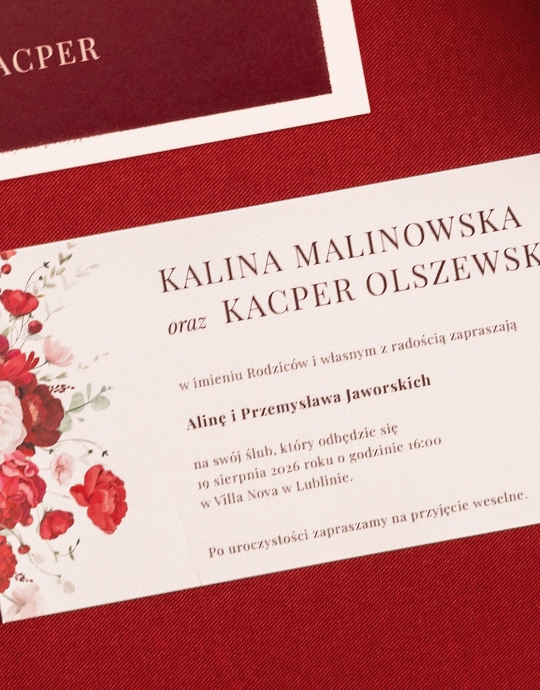 Pozvání, Květinová kolekce