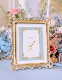 Cz_numer stołu weselnego, Klasická kolekce - verze 1