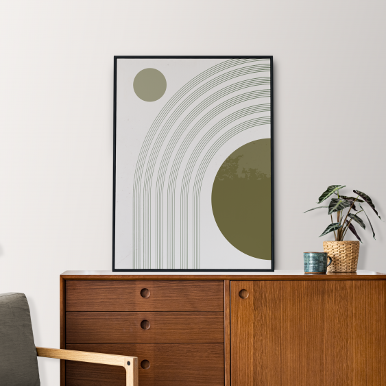 Plakát, Jednoduchá kolekce - zelená, 21x30