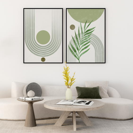 Plakát, Jednoduchá kolekce - zelená, 50x70