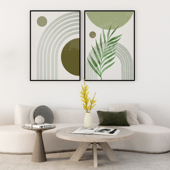 Plakát, Jednoduchá kolekce - zelená, 21x30