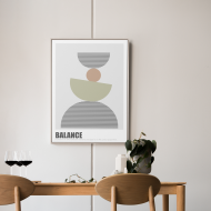 Plakát, Balance, 20x30 cm