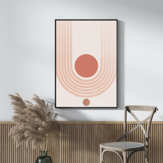 Plakát, Jednoduchá kolekce - Terakota, 50x70