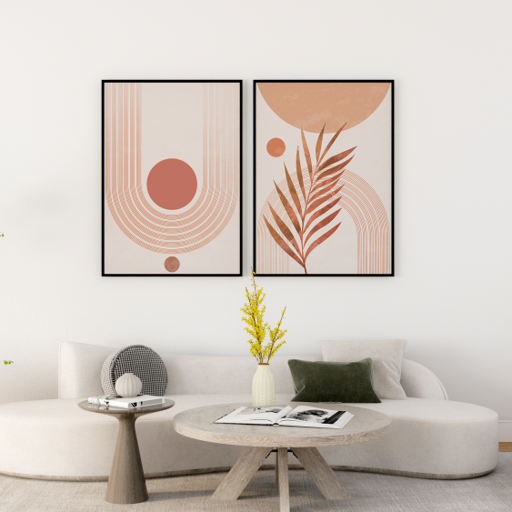 Plakát, Jednoduchá kolekce - Terakota, 50x70