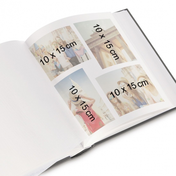 Fotoalbum London Jumbo, hnědá - 80 stran, 10x15 cm