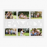 Fotorámeček Fotorámeček FAMILY, bílý, 33x48,2 cm