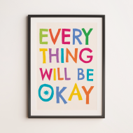 Plakát, Emotions - Okay, 20x30 cm